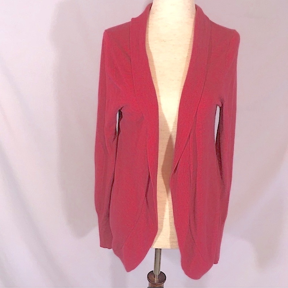 Pretty in Pink Open Front Cardigan Medium Pink
